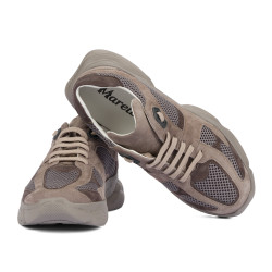 Zapatillas deportivas para mujer 6102 arena de ante combinado
