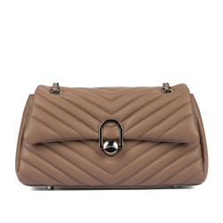 Bolso de mujer para el hombro 052g 01 capuchino