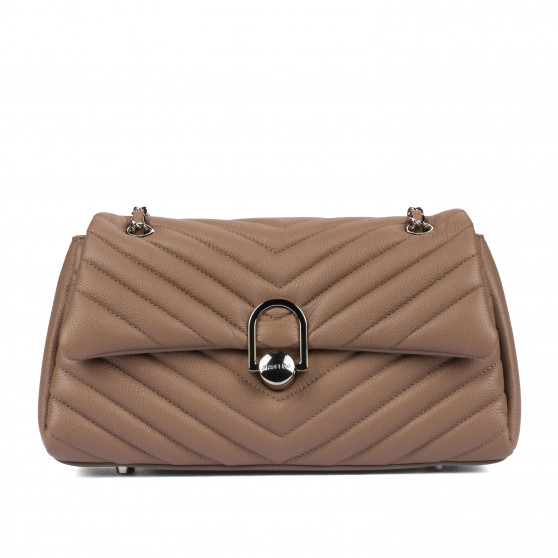 Bolso de mujer para el hombro 052g 01 capuchino