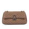 Bolso de mujer para el hombro 052g 01 capuchino