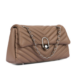 Bolso de mujer para el hombro 052g 01 capuchino