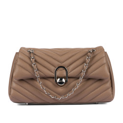 Bolso de mujer para el hombro 052g 01 capuchino