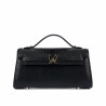 Bolso de mujer de hombro 041g croco negro