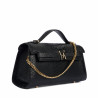 Bolso de mujer de hombro 041g croco negro