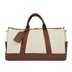 Bolso de viaje 305g beige+marrón