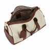 Bolso de viaje 305g beige+marrón