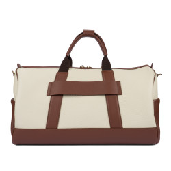 Bolso de viaje 305g beige+marrón