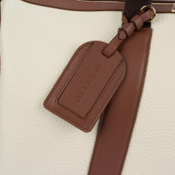 Bolso de viaje 305g beige+marrón
