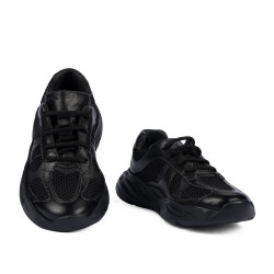 Zapatos para niños 2034 negro combinado
