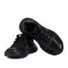 Zapatos para niños 2034 negro combinado