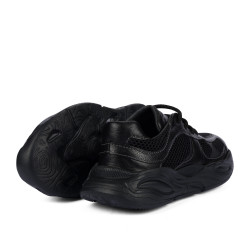 Zapatos para niños 2034 negro combinado