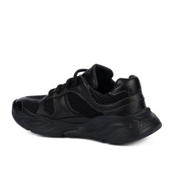 Zapatos para niños 2034 negro combinado