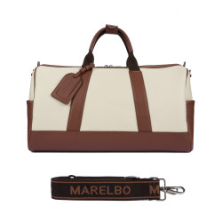 Bolso de viaje 305g 01 beige+marrón