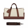 Bolso de viaje 305g 01 beige+marrón