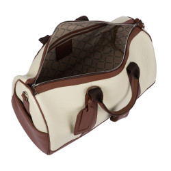 Bolso de viaje 305g 01 beige+marrón