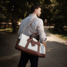 Bolso de viaje 305g 01 beige+marrón lifestyle
