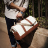 Bolso de viaje 305g 01 beige+marrón lifestyle
