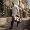 Bolso de viaje 305g 01 beige+marrón lifestyle
