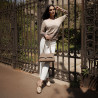 Bolso de mujer de hombro 052g capuchino lifestyle