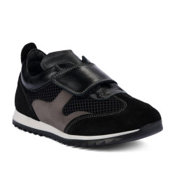 Zapatos para niños 2032 negro combinado