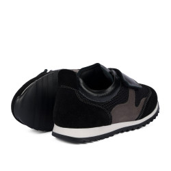 Zapatos para niños 2032 negro combinado