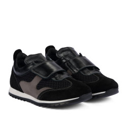 Zapatos para niños 2032 negro combinado
