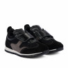 Zapatos para niños 2032 negro combinado