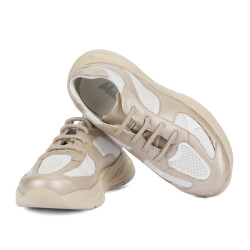 Zapatos para niños 2034 beige combinado