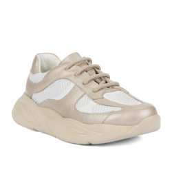 Zapatos para niños 2034 beige combinado