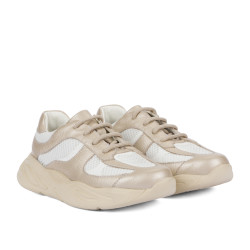 Zapatos para niños 2034 beige combinado