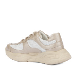 Zapatos para niños 2034 beige combinado