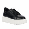Zapatillas deportivas mujer 6105 negro combinado