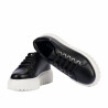 Zapatillas deportivas mujer 6105 negro combinado