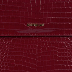 Funda para portátil 309g croco burdeos