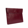 Funda para portátil 309g croco burdeos