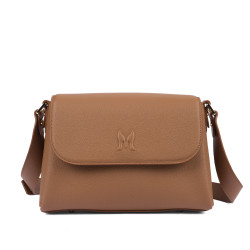Bolso de mujer de hombro 040g biz camel