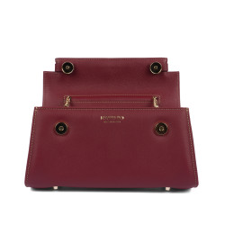 Bolso de hombro de mujer 041g burdeos