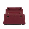 Bolso de hombro de mujer 041g burdeos
