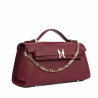 Bolso de hombro de mujer 041g burdeos