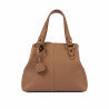 Bolso de mujer de hombro 004-1g marrón dorado