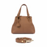 Bolso de mujer de hombro 004-1g marrón dorado