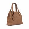Bolso de mujer de hombro 004-1g marrón dorado