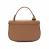 Bolso de mano para dama 022g marrón dorado