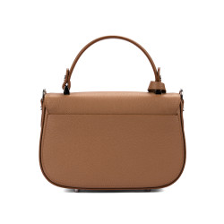 Bolso de mano para mujer 022g 01 marrón dorado