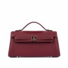 Bolso de hombro de mujer 041g burdeos