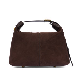 Bolso de mano de mujer 037-1g camoscio granos de café