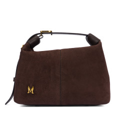 Bolso de mano para dama 037g gamuza granos de café