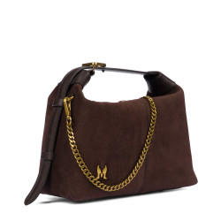 Bolso de mano para dama 037g gamuza granos de café