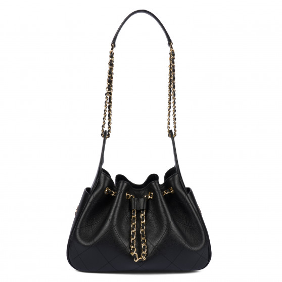 Bolso de mujer de hombro 062g biz negro