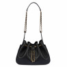 Bolso de mujer de hombro 062g biz negro